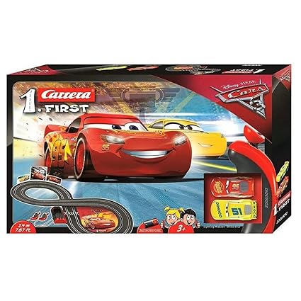 Carrera First - Disney Pixar Cars Circuito de Coches de Dinoco Cruz Ramirez, Pista de 2.4m (20063010)