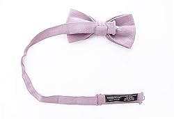 Spring Notion Men's Linen Blend Bow Tie Dusty