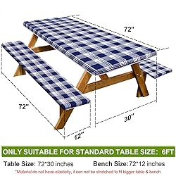 Picnic Table Cover with Bench Covers Camping