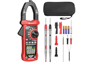 Neoteck Clamp Meter Amp Meter 9999 Counts with Inrush VFD LOZ 1000A TRMS Amp Clamp Multimeter for AC/DC Current&Voltage Resis