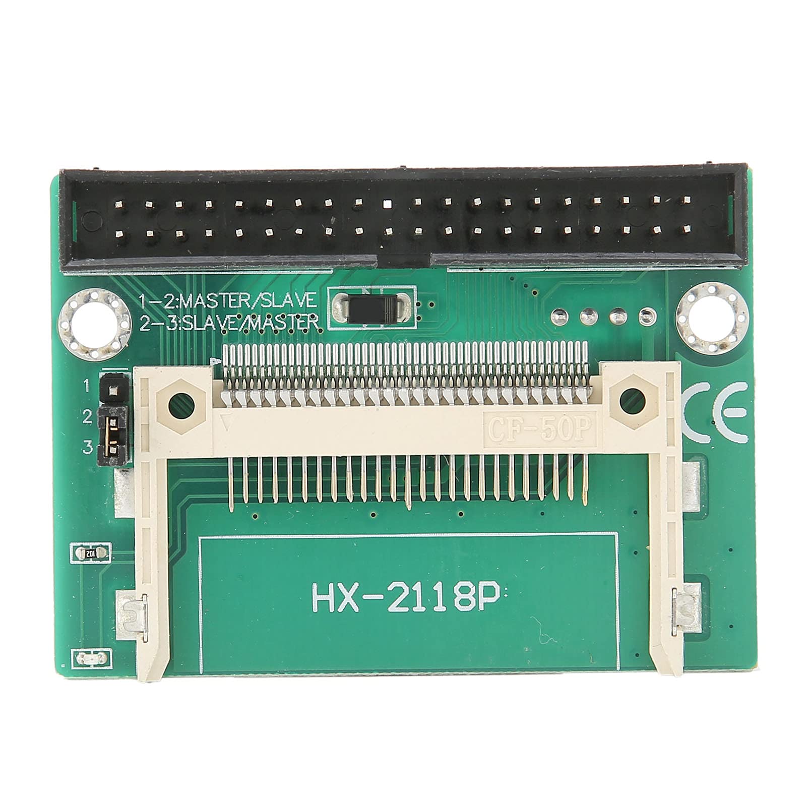 CF to IDE Adapter, 40-Pin/2.5mm True‑IDE Female Anti‑EMI Disk Desktop Adapter Card for Windpws CE/LINUX