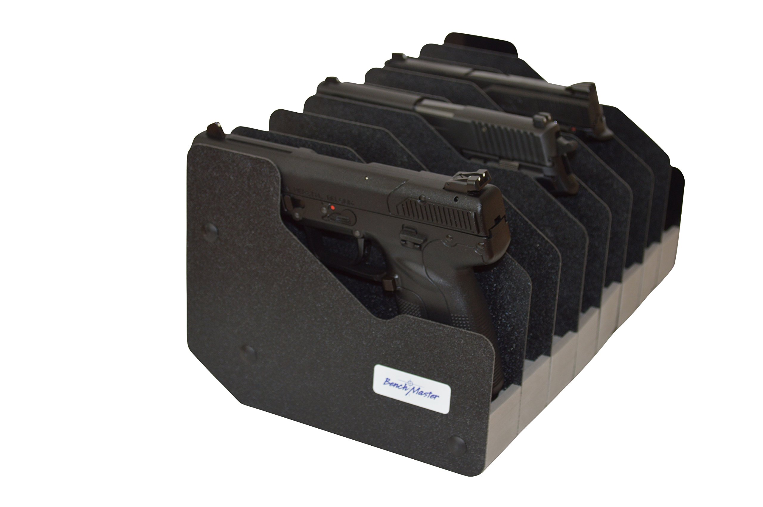 Benchmaster Weapon Rack Twelve (12) Gun Pistol Rack Gun Safe