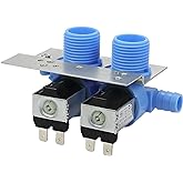 285805 Water Inlet Valve - Compatible with Whirlpool Kenmore May.tag and GE Washers wtw8500dc wtw4955h wtw5100vq2 417.97912702,110.92588210, 41797822700 (2 Year WARRANTY）