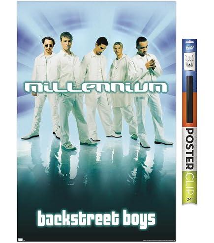 ★非売品★Backstreet Boys Poster Japan Amazon.com: Backstreet Boys - Millennium Wall Poster, 34L