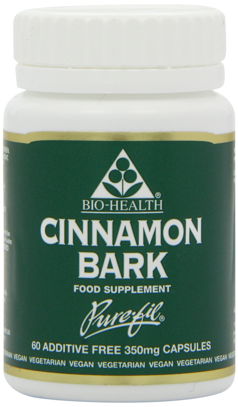 Bio-Health 350mg Cinnamon Bark Powdered - Pack of 60 Capsules