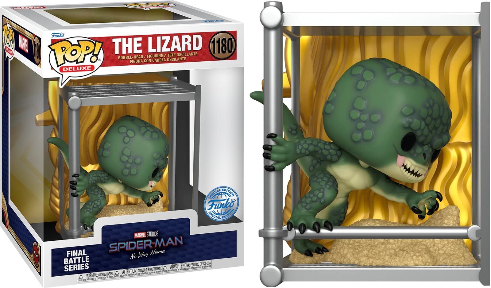 Pop! Deluxe The Lizard Spider Man No Way Home