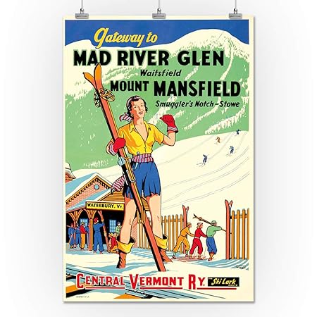Amazon Com Mad River Glen Artist Stephen T Voorhies Usa C