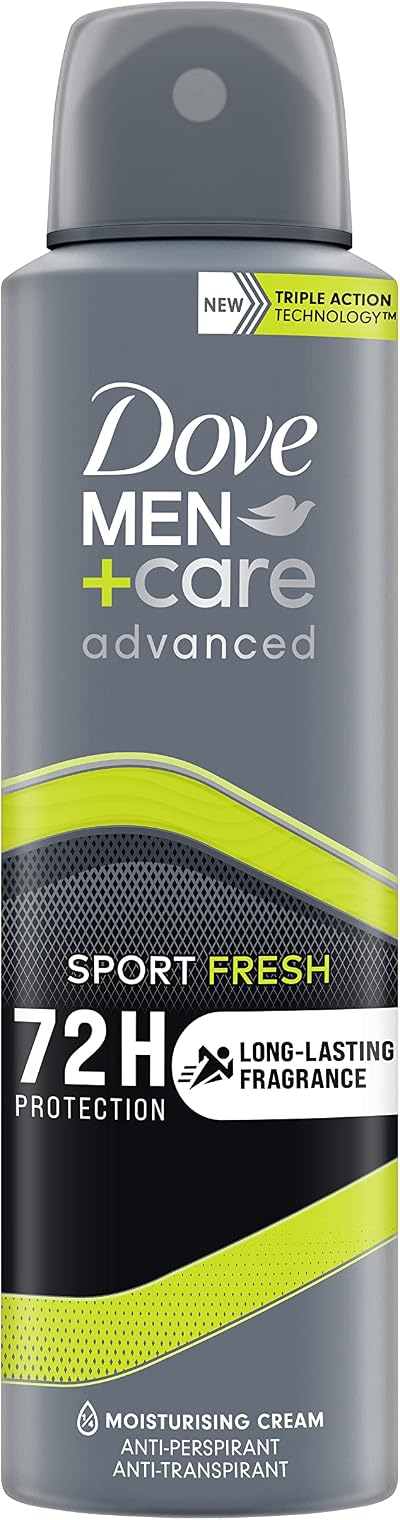 Dove Men+Care Advanced Sport Fresh Antiperspirant Deodorant Spray 72H 150ML