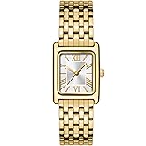 Asan Ge Watches for Women Vintage Bracelet Roman Dial Japanese Movement Rectangular Case Watch 3ATM Waterproof Self-Adjust Watch Size Without Tools