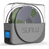 SUNLU 3D Printer Filament Dryer Boxer S1 Plus, Grey | Built-in Circulation Fan, Storage Box for 3D Printer Filament, 1.75 2.85 3.00