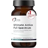 Designs for Health Ultimate Antiox Full Spectrum - Antioxidant Supplement with Resveratrol, Acerola, Lutein, Curcumin C3, Quercetin + More (90 Capsules)