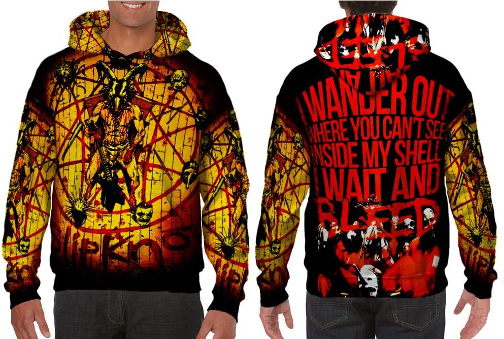 2019 New Slipknot Art 01 Fashion Full Print Mens T-Shirt and Hoodie Size S-3XL