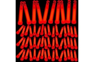 VIHOSE 100 Pcs 4" Glow Sticks Bulk Emergency Light Sticks Survival Glow in The Dark Sticks for Camping Hiking Earthquake Activities Supplies Party Favors