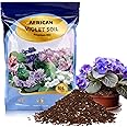 Omitgoter African Violet Potting Soil Mix 10qt, Pre-Mixed Acid Soil Ideal for African Violets to Ensure Optimal Nutrient Uptake and Vibrant Blooms
