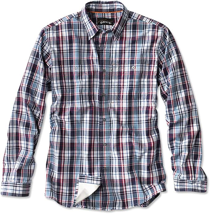 Orvis Men's Flat Creek Plaid Shirt at Amazon Men’s Clothing store