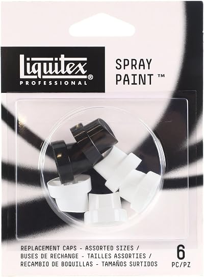 Liquitex Spray Paint Nozzles Assorted Pack of 6, Pink