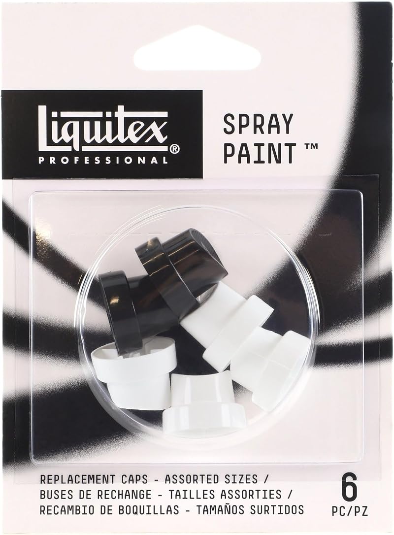 Liquitex Spray Paint Nozzles Assorted Pack of 6, Pink