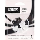 Liquitex Professional Spray Paint Nozzles, Assorted 6-Pack, Black/White | Multiple Spray Patterns, Custom Paint Control, Professional Aerosol Performance, Assorted 6-Pack Nozzles