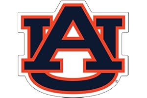 Craftique Auburn Tigers Magnet (ORG/BLU AU Magnet (3",4",6",12",18"), 6 in)
