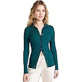 Vince Women's Ribbed Button Up Cardigan