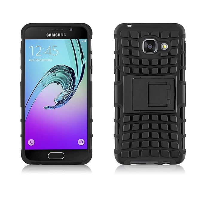 JAMMYLIZARD Outdoor Hülle für Samsung Galaxy A3 (6) 2016 | Schutzhülle [Alligator] Doppelschutz Handyhülle Hardcase aus Polyc