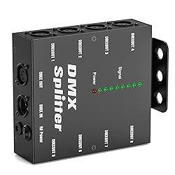 8-Way Isolated DMX512 Splitter Amplifier