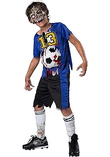 Amazon Com Boys Zombie Goals Soccer Sports Halloween Costume Clothing
