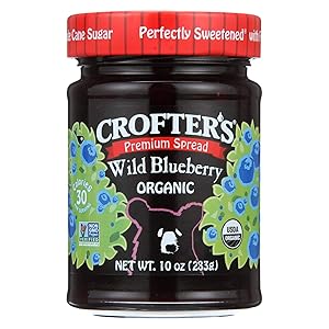 Crof ters Fruit Spread-Blackberry/No Sugar (95% Organic), 10-Ounce (Pack of 6)
