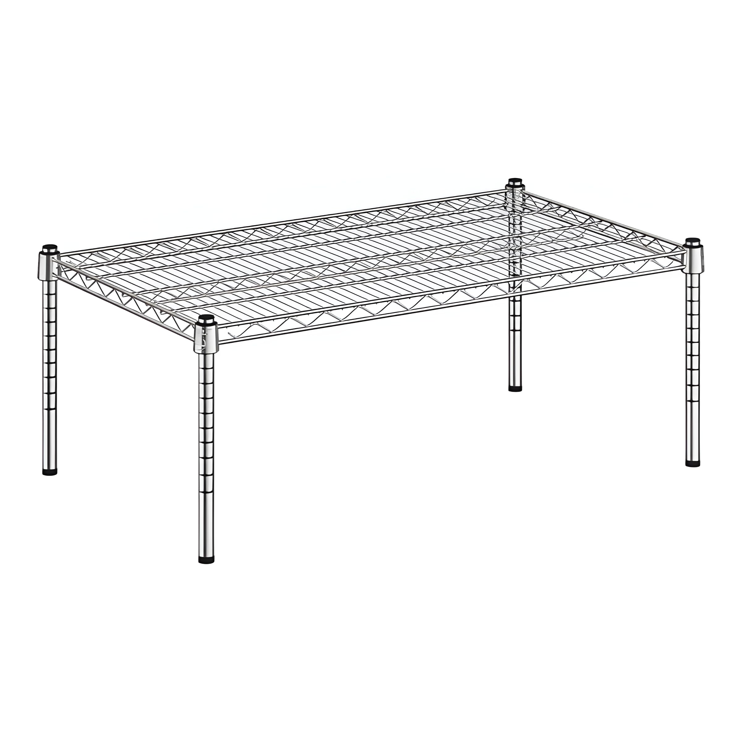 Zedfire 21" x 36" x 14" Chrome Wire Storage