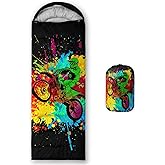 Axolotl Unicorn Sleeping Bag for Kids Boys Girls–Lightweight Warm Cold Weather Sleeping Bags,Waterproof Portable Sleeping Bag with Compression Sack for Camping Backpacking Outdoor Indoor