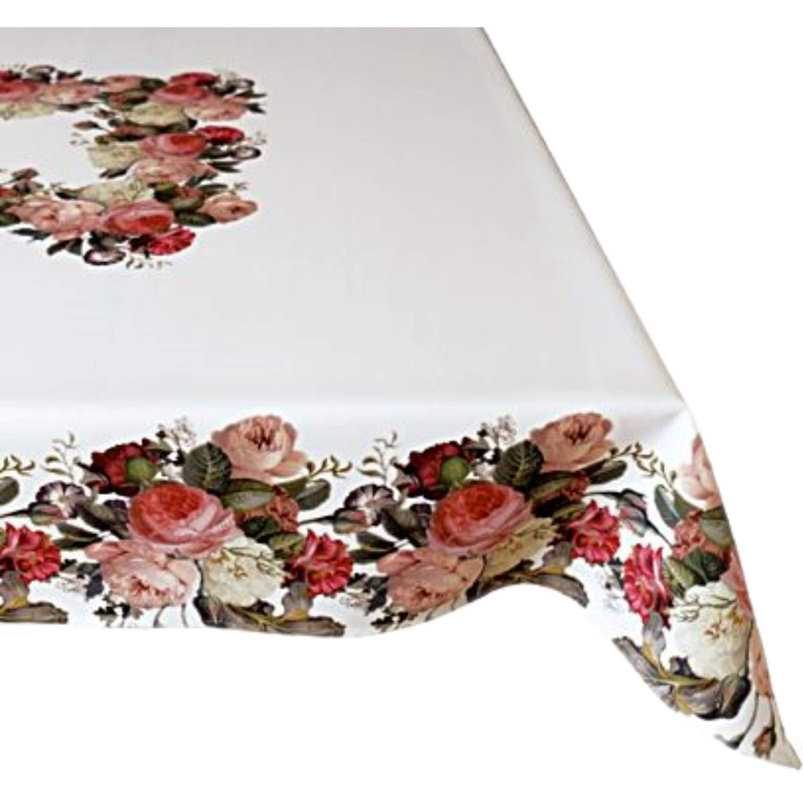 Raebel - Tablecloths – Printed Roses – Easter Spring – Choice of Sizes – 100% Polyester (130 x 170 cm)