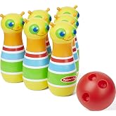 Melissa &amp; Doug Sunny Patch Giddy Buggy Bowling Action Game - 6 Bug Pins, 1 Plastic Ball