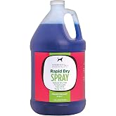 GROOMER ESSENTIALS Rapid Dry Spray - Fast Drying and Conditioning - Gallon | Releases water from the hair shaft to cut drying time by 40 percent, adding shine and a lasting scent as it conditions.