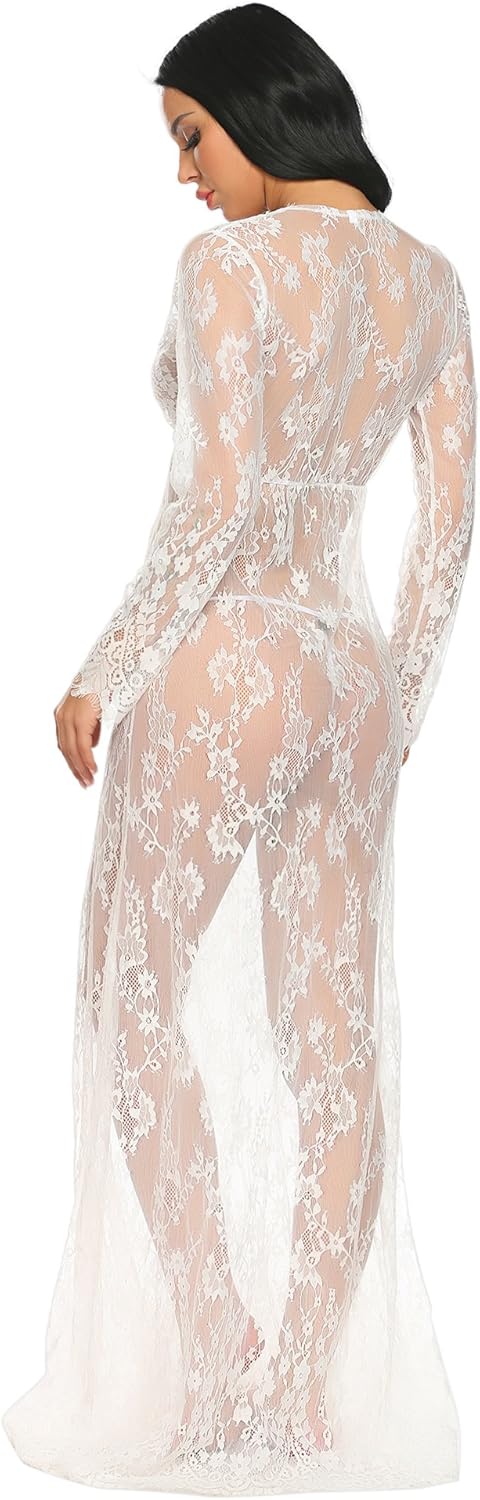 COSYOU Maternity Dress Sexy Off Shoulder Long Sleeve Lace Dress Cotton Dress for Ladies Women at  Women’s Clothing store