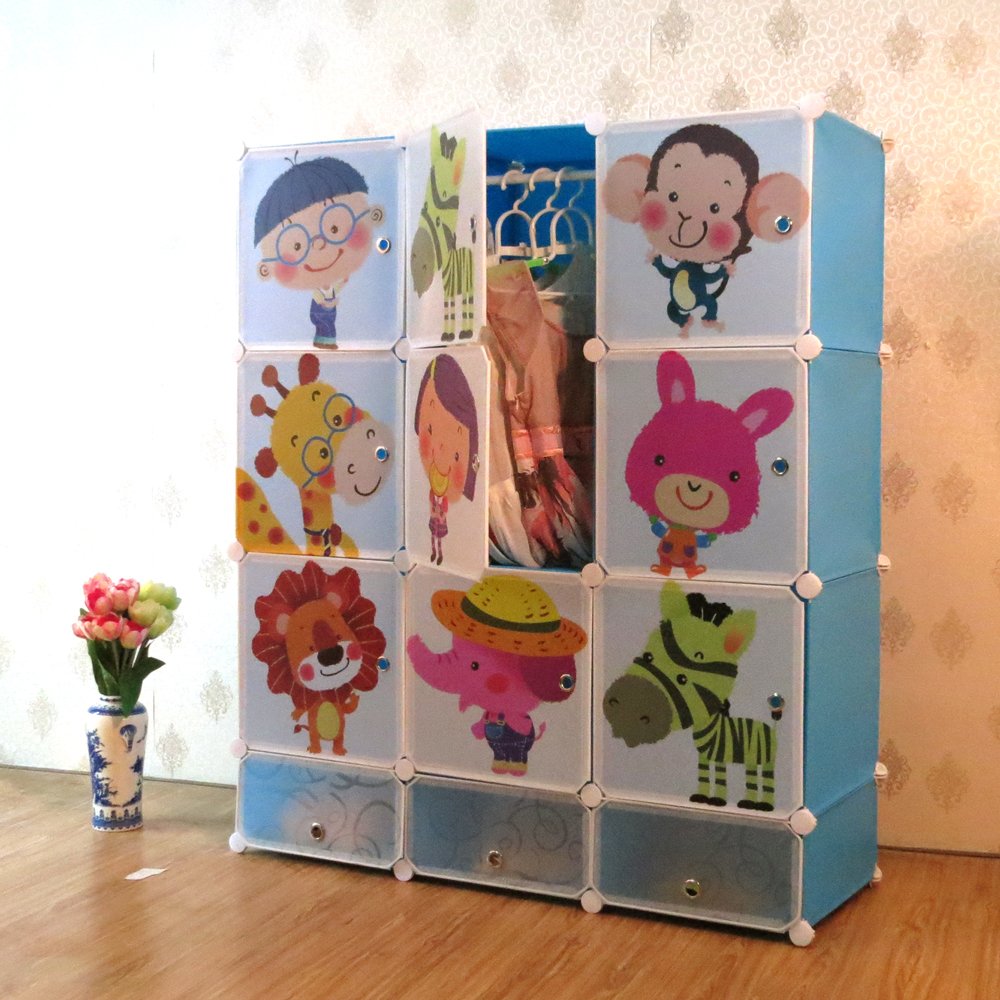 Best Desk Kinder Aufbewahrungsboxen Kinder Kleiderschrank mit