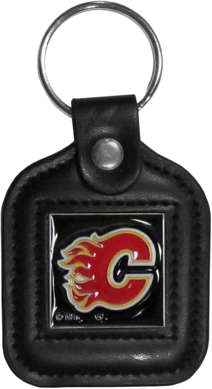 NHL Siskiyou Sports Fan Shop Los Angeles Kings Square Leather Key Chain One Size Black : Sports Fan Keychains : Sports & Outdoors