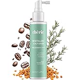 Hair Growth Serum for Scalp with Caffeine and Peptides, Lightweight Formula for Women with, Peptide Scalp Serum Nourishes Roots, Supports Thicker Fuller Strands, and Reduce Visible hair Loss- 3.38 oz