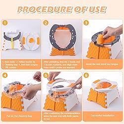 Portable Potty for Toddler Travel, Kids Travel