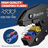Preciva Ratcheting Insulated Wire Crimp Tool AWG20-10 0.5-2.5mm² view 2