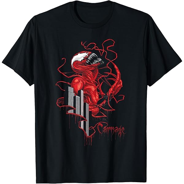 Amazon.com: Carnage Single Coated Red Painted Face Logo