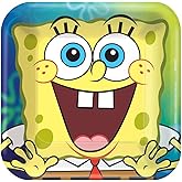 Amscan 7in SpongeBob Paper Plates - 8ct