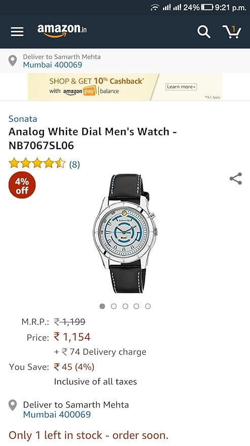 tata sonata sports watches