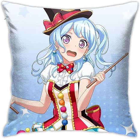 Amazon Bang Dream ガルパ 松原花音 抱き枕カバー クッションカバー おしゃれ 両面 少女 可愛 い背当て飾り 綺麗 お宅 萌えグッズ かわいい スギフト 45x45cm アニメ 萌えグッズ 通販
