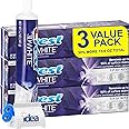 3D-White Ultra Whitening Toothpaste Vivid Mint, 3 Large Tubes of 5.2 oz (Total 15.6 oz) Anticavity Fluoride, Enamel Repair, Stain Protection Bonus Idea Shop USA Toothpaste Squeezer