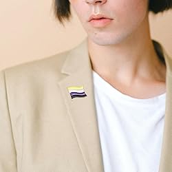 MEPLUM PRIDE 3x5 FT Nonbinary Flag Bundle with