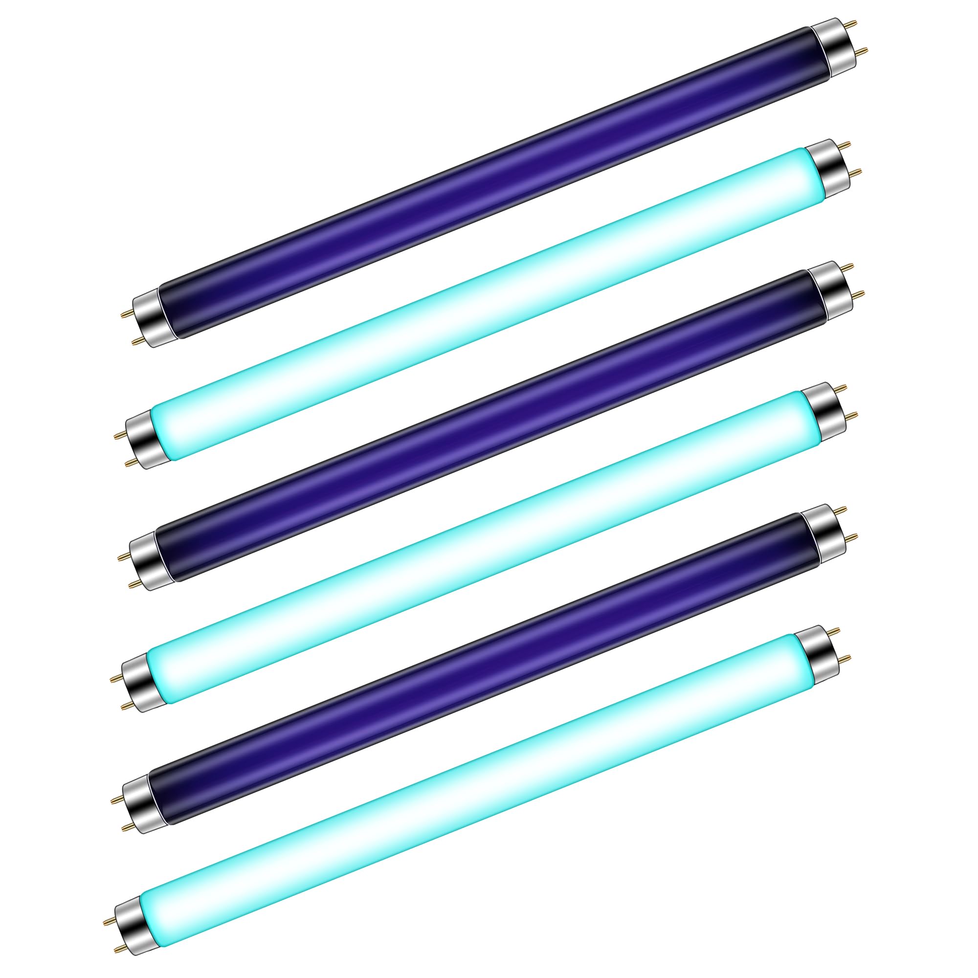Photo 1 of Qualirey 6 Pcs T8 Bug Zapper Replacement Bulbs 10W Bug Light Lamp Tube for 20W Electronic Device 13 Inch Fluorescent for Indoor Outdoor Mosquito Killer