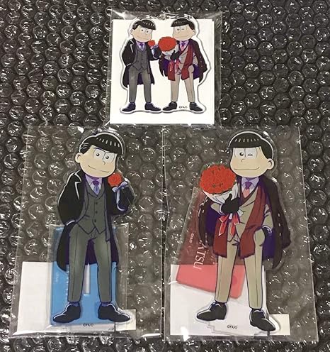 Amazon Co Jp おそ松さん Pronto 第三弾 ペアアクリルキーホルダー アクリルスタンド 2個 おそ松 カラ松 長兄松 プロント 第3弾 アクスタ ペア アクキー ホビー 通販