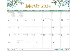 COBOLL 2026 Magnetic Calendar - Magnetic Calendar for Fridge, 2026 Calendars from January to December, 8" × 10", with Tear-off Pad, Blocks with Julian Dates