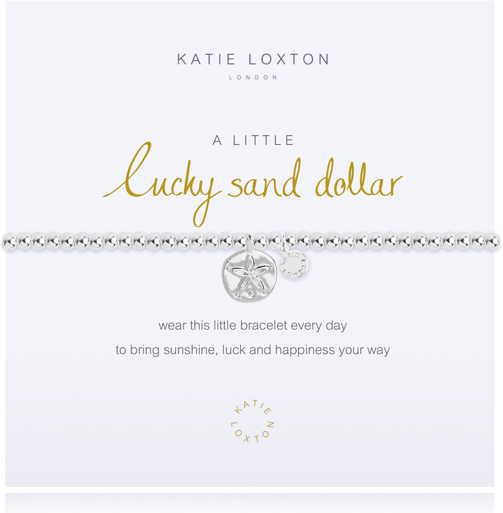 Katie Loxton - A Little Lucky Sand Dollar - Bracelet