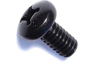 Hard-to-Find Fastener 014973174279 174279 Machine Screw, 1/4-20 x 1/2", Black, 20